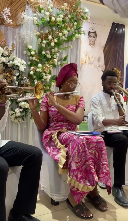 Me and my siblings playing our instruments